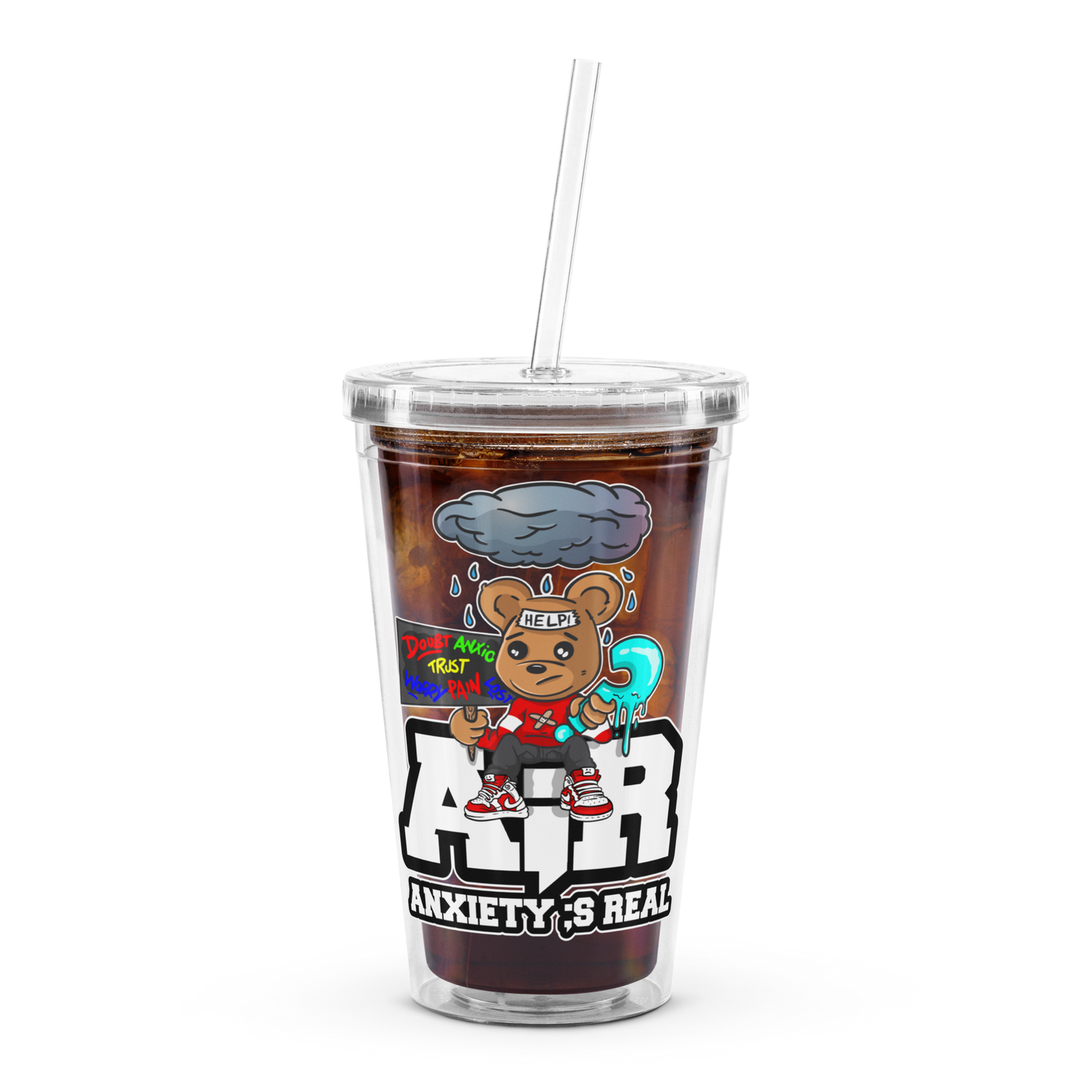 Anxiety ;s Real Double-Wall Tumbler