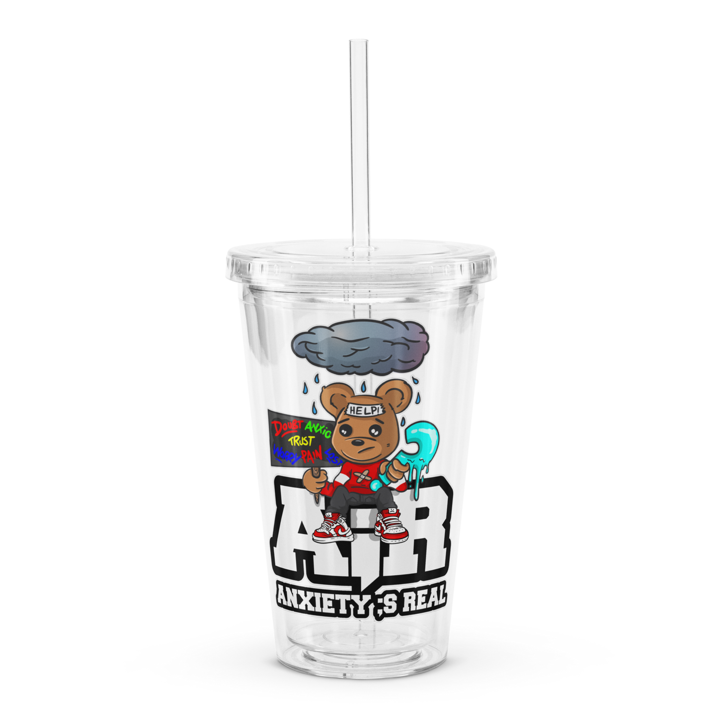 Anxiety ;s Real Double-Wall Tumbler