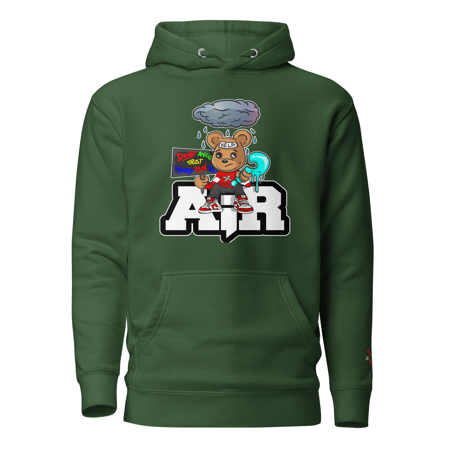 Anxiety ;s Real Mascot Hoodie