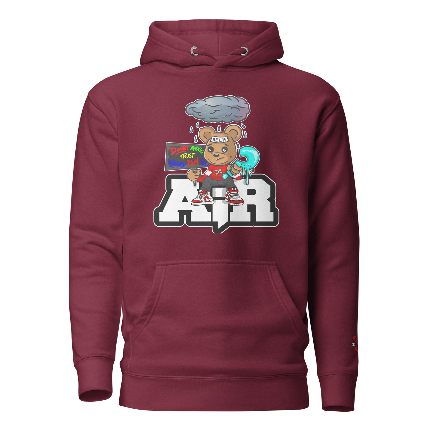 Anxiety ;s Real Mascot Hoodie