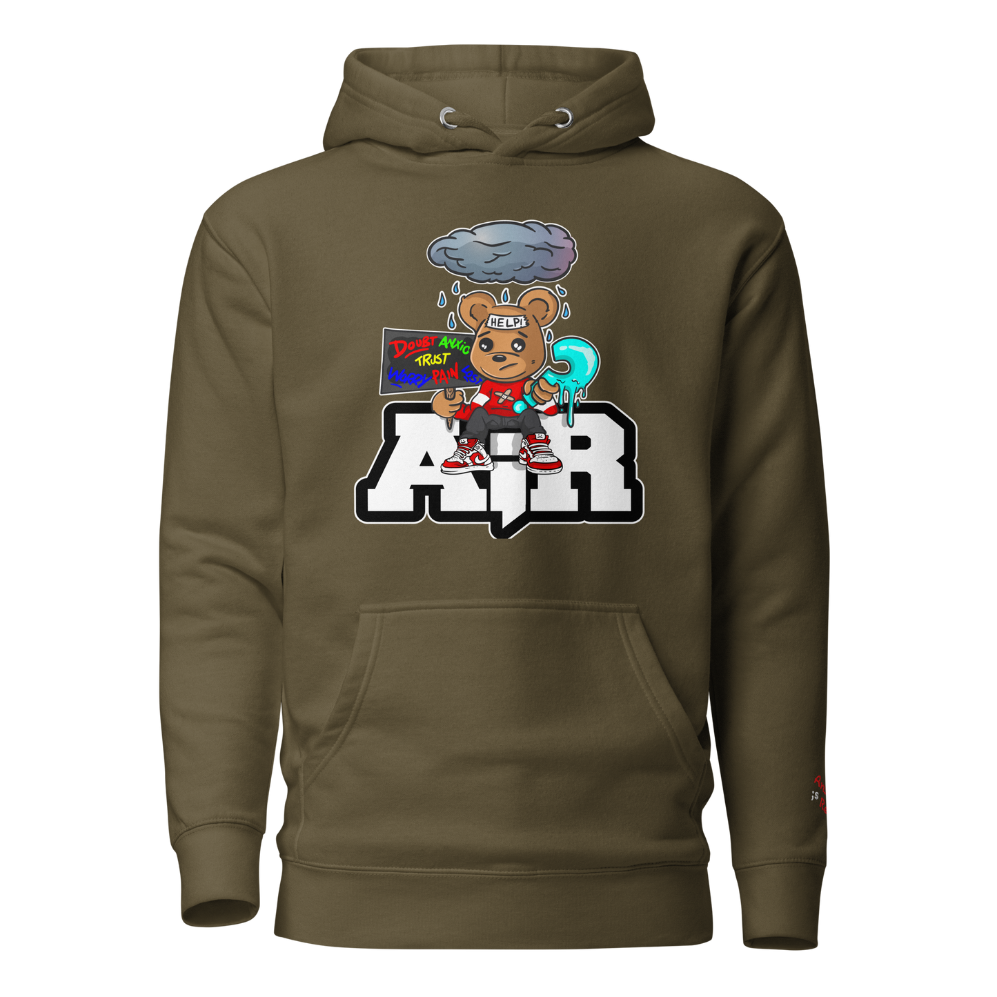 Anxiety ;s Real Mascot Hoodie