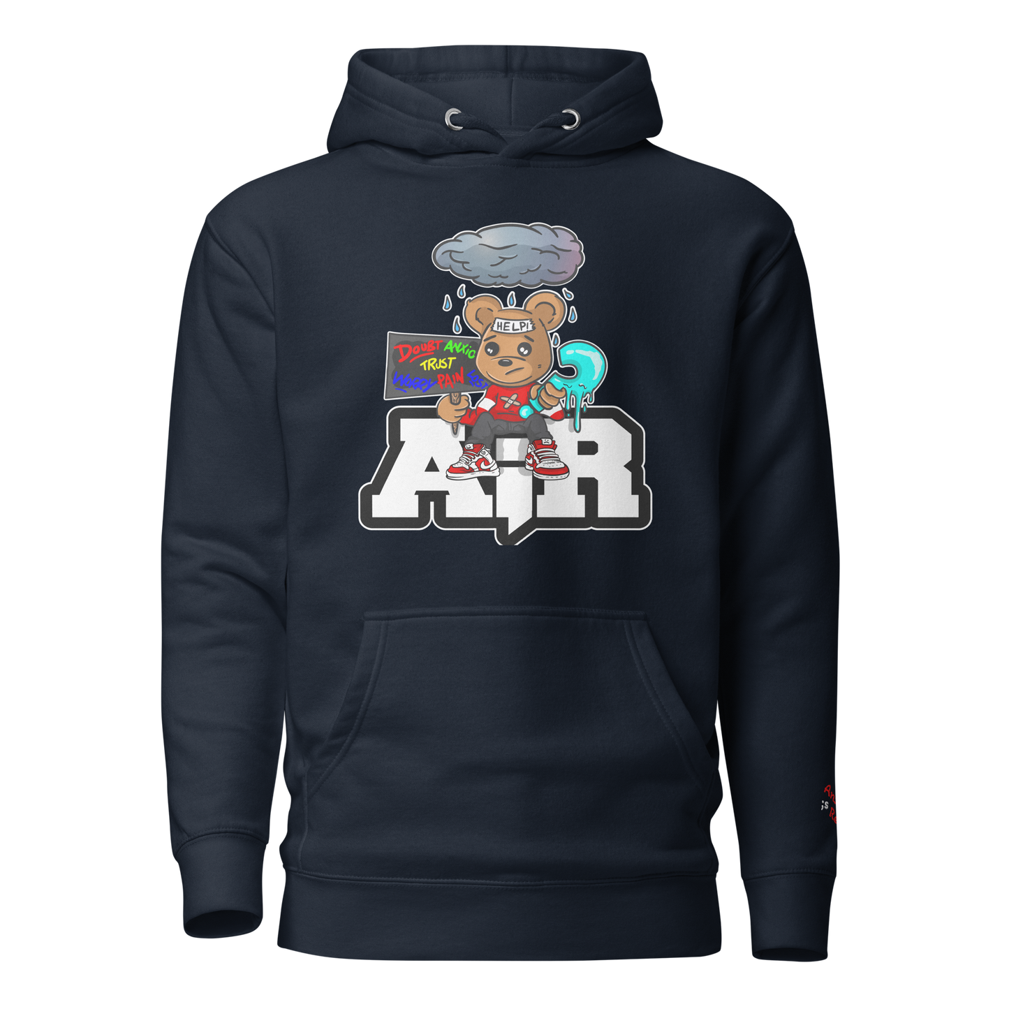 Anxiety ;s Real Mascot Hoodie
