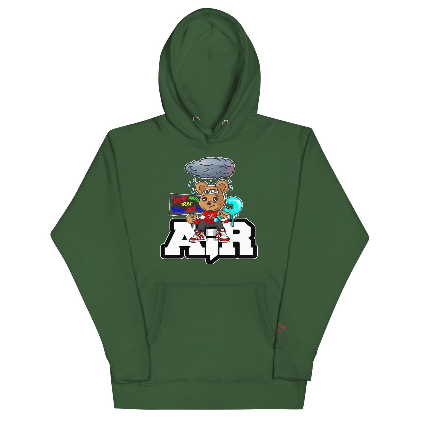 Anxiety ;s Real Mascot Hoodie