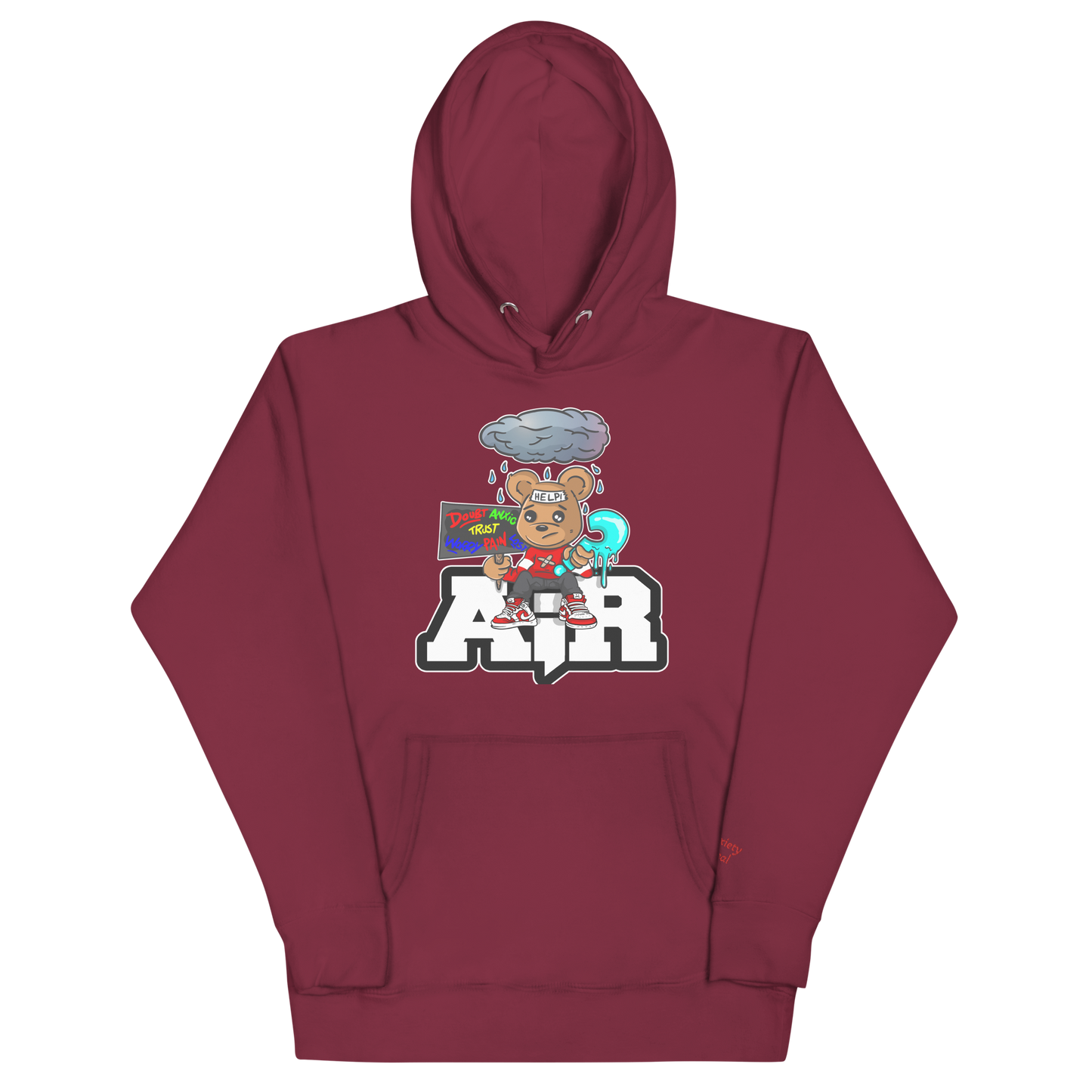 Anxiety ;s Real Mascot Hoodie